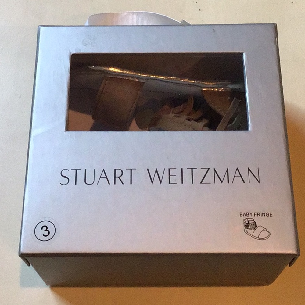 🌷  STUART WEITZMAN BABY SIZE 3 NWT - Picture 7 of 8